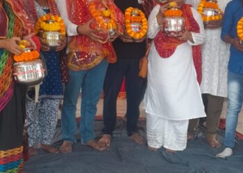 श्रीरामपुर की मिट्टी लेकर मेरी मिट्टी मेरा देश अभियान के तहत दिल्ली पहुंचेंगे भाजपा के 32 कार्यकर्ता