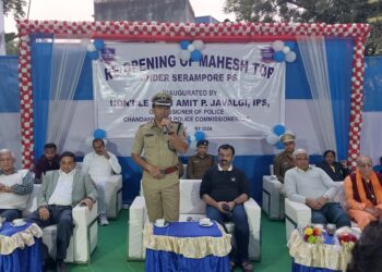 नए वर्ष में श्रीरामपुर में हुआ नए पुलिस चौकी का उद्घाटन