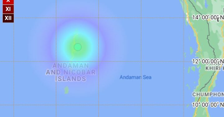 Moderate Earthquake Shakes Andaman Islands