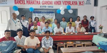 बैंडेल महात्मा गांधी हिंदी विद्यालय में “योग्यश्री” परियोजना का उद्घाटन
